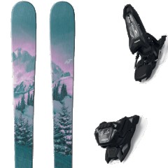comparer et trouver le meilleur prix du ski Nordica All mountain polyvalent santa ana 88 pink/green metalligue + griffon 13 id black rose/vert taille 172 sur Sportadvice