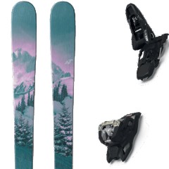 comparer et trouver le meilleur prix du ski Nordica All mountain polyvalent santa ana 88 pink/green metalligue + squire 11 black rose/vert taille 172 sur Sportadvice