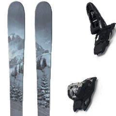 comparer et trouver le meilleur prix du ski Nordica All mountain polyvalent santa ana 84 voler/light + squire 11 black gris/bleu taille 172 sur Sportadvice