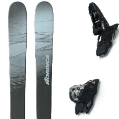 comparer et trouver le meilleur prix du ski Nordica Free unleashed 108 silver/blk/rust + squire 11 black noir/gris/marron taille 186 sur Sportadvice
