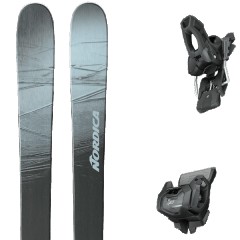 comparer et trouver le meilleur prix du ski Nordica Free unleashed 108 silver/blk/rust + tyrolia attack 11 gw w/o brake a noir/gris/marron taille 180 sur Sportadvice