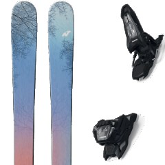 comparer et trouver le meilleur prix du ski Nordica Free unleashed 98 w ice/orange + griffon 13 id black violet/bleu/orange taille 174 sur Sportadvice