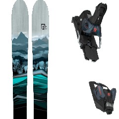 comparer et trouver le meilleur prix du ski Icelantic Ski All mountain polyvalent ictic pioneer 96 + strive 16 gw iscent noir/bleu taille 182 sur Sportadvice