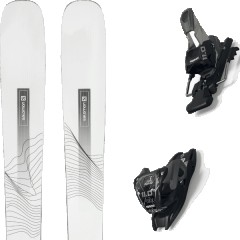 comparer et trouver le meilleur prix du ski Salomon All mountain polyvalent stance w 94 white/black + 11.0 tcx black/anthracite blanc taille 168 sur Sportadvice