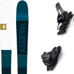 comparer et trouver le meilleur prix du ski Majesty All mountain polyvalent adventure gt + 11.0 tcx black/anthracite bleu/blanc taille 172 sur Sportadvice
