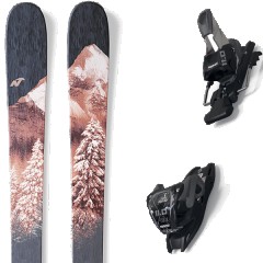 comparer et trouver le meilleur prix du ski Nordica Free santa ana 98 peach + 11.0 tcx black/anthracite noir/rose taille 172 sur Sportadvice