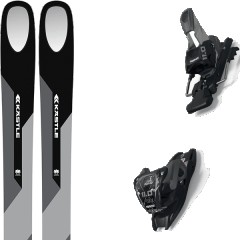 comparer et trouver le meilleur prix du ski Kastle Free k stle zx100 + 11.0 tcx black/anthracite gris/blanc taille 181 sur Sportadvice