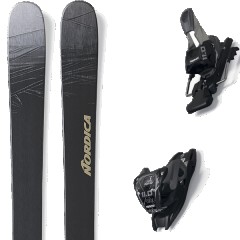comparer et trouver le meilleur prix du ski Nordica Free unleashed 108 + 11.0 tcx black/anthracite gris/noir taille 174 sur Sportadvice