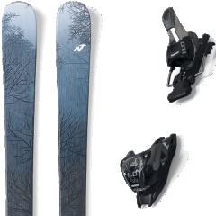 comparer et trouver le meilleur prix du ski Nordica Free unleashed 98 w + 11.0 tcx black/anthracite bleu taille 156 sur Sportadvice