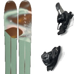 comparer et trouver le meilleur prix du ski Armada Free arw 106 ul + 11.0 tcx black/anthracite vert/marron taille 180 sur Sportadvice