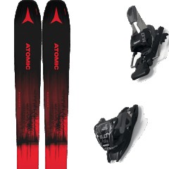 comparer et trouver le meilleur prix du ski Atomic All mountain polyvalent maverick 95 ti metali/bl + 11.0 tcx black/anthracite rouge/noir taille 172 sur Sportadvice
