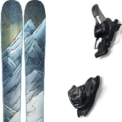 comparer et trouver le meilleur prix du ski Rossignol Free blackops w 98 + 11.0 tcx black/anthracite bleu taille 160 sur Sportadvice