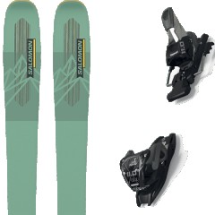 comparer et trouver le meilleur prix du ski Salomon All mountain polyvalent n qst 92 spruce/sola + 11.0 tcx black/anthracite vert taille 184 sur Sportadvice
