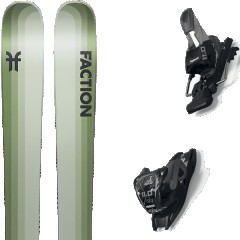 comparer et trouver le meilleur prix du ski Faction All mountain polyvalent dancer 2 + 11.0 tcx black/anthracite vert taille 163 sur Sportadvice