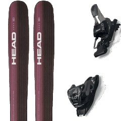 comparer et trouver le meilleur prix du ski Head Free kore 103 w + 11.0 tcx black/anthracite violet/noir/blanc taille 163 sur Sportadvice