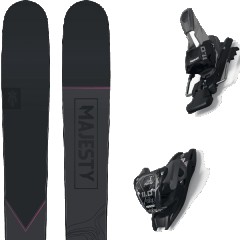 comparer et trouver le meilleur prix du ski Majesty Free havoc carbon + 11.0 tcx black/anthracite noir/violet taille 181 sur Sportadvice