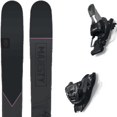 comparer et trouver le meilleur prix du ski Majesty Free vadera carbon + 11.0 tcx black/anthracite noir/rose taille 171 sur Sportadvice