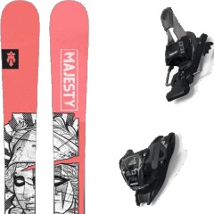 comparer et trouver le meilleur prix du ski Majesty Free vestal + 11.0 tcx black/anthracite rose/noir/blanc taille 168 sur Sportadvice