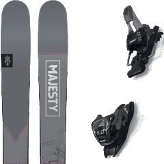 comparer et trouver le meilleur prix du ski Majesty Free havoc ti + 11.0 tcx black/anthracite violet/gris/blanc taille 176 sur Sportadvice