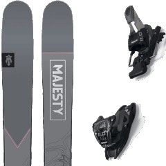 comparer et trouver le meilleur prix du ski Majesty Free vadera ti + 11.0 tcx black/anthracite gris/rose taille 166 sur Sportadvice