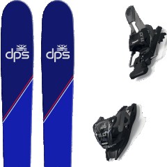 comparer et trouver le meilleur prix du ski Dps Skis Free dps pagoda 106 c2 + 11.0 tcx black/anthracite bleu taille 184 sur Sportadvice