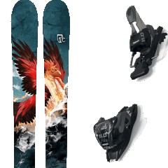 comparer et trouver le meilleur prix du ski Icelantic Ski Free ictic nomad 105 + 11.0 tcx black/anthracite bleu/multicolore taille 186 sur Sportadvice