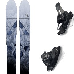 comparer et trouver le meilleur prix du ski Icelantic Ski Free ictic saba pro 107 + 11.0 tcx black/anthracite noir/bleu/gris taille 187 sur Sportadvice