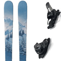 comparer et trouver le meilleur prix du ski Nordica All mountain polyvalent santa ana 93 blue/white + 11.0 tcx black/anthracite blanc/bleu taille 158 sur Sportadvice