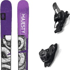 comparer et trouver le meilleur prix du ski Majesty Vesper + 11.0 tcx black/anthracite violet/noir/blanc taille 171 sur Sportadvice