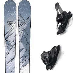 comparer et trouver le meilleur prix du ski Rossignol All mountain polyvalent blackops 92 + 11.0 tcx black/anthracite bleu/blanc taille 166 sur Sportadvice