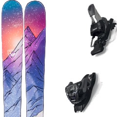 comparer et trouver le meilleur prix du ski Rossignol All mountain polyvalent blackops w 92 + 11.0 tcx black/anthracite multicolore taille 166 sur Sportadvice