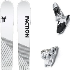 comparer et trouver le meilleur prix du ski Faction Free mana 2x + squire 11 white blanc/noir taille 166 sur Sportadvice