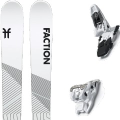 comparer et trouver le meilleur prix du ski Faction Free mana 2x + squire 11 white blanc/noir taille 173 sur Sportadvice