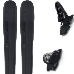 comparer et trouver le meilleur prix du ski Head All mountain polyvalent kore 91 w + squire 11 black gris taille 170 sur Sportadvice