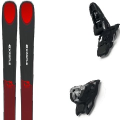 comparer et trouver le meilleur prix du ski Kastle All mountain polyvalent k stle fx86 ti + squire 11 black rouge taille 185 sur Sportadvice