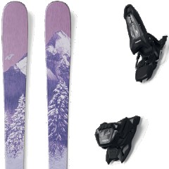 comparer et trouver le meilleur prix du ski Nordica All mountain polyvalent santa ana 88 lilas + griffon 13 id black rose/bleu taille 158 sur Sportadvice