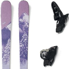 comparer et trouver le meilleur prix du ski Nordica All mountain polyvalent santa ana 88 lilas + squire 11 black rose/bleu taille 158 sur Sportadvice