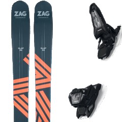 comparer et trouver le meilleur prix du ski Zag Free slap 98 + griffon 13 id black gris/orange taille 187 sur Sportadvice