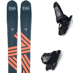 comparer et trouver le meilleur prix du ski Zag Free slap 98 + griffon 13 id black gris/orange taille 173 sur Sportadvice