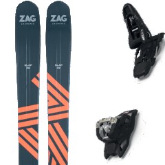 comparer et trouver le meilleur prix du ski Zag Free slap 98 + squire 11 black gris/orange taille 187 sur Sportadvice