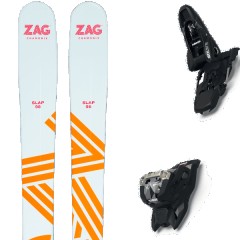 comparer et trouver le meilleur prix du ski Zag Free slap 98 lady + squire 11 black blanc taille 166 sur Sportadvice