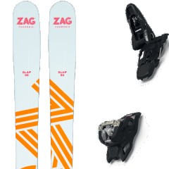 comparer et trouver le meilleur prix du ski Zag Free slap 98 lady + squire 11 black blanc taille 160 sur Sportadvice
