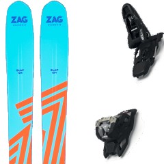 comparer et trouver le meilleur prix du ski Zag Free slap 104 lady + squire 11 black bleu/orange taille 170 sur Sportadvice