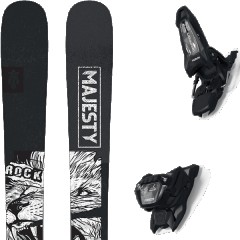 comparer et trouver le meilleur prix du ski Majesty Vandal + griffon 13 id black noir/blanc taille 169 sur Sportadvice