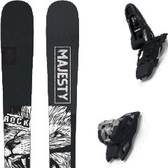 comparer et trouver le meilleur prix du ski Majesty Vandal + squire 11 black noir/blanc taille 169 sur Sportadvice