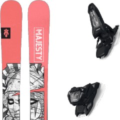 comparer et trouver le meilleur prix du ski Majesty Free vestal + griffon 13 id black rose/noir/blanc taille 174 sur Sportadvice