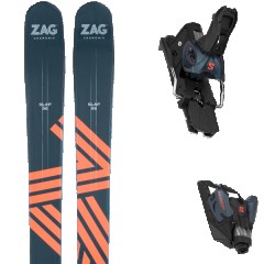 comparer et trouver le meilleur prix du ski Zag Free slap 98 + strive 16 gw iscent gris/orange taille 187 sur Sportadvice