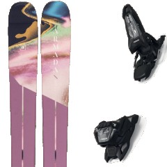 comparer et trouver le meilleur prix du ski Armada Free arw 96 + griffon 13 id black violet/rose taille 156 sur Sportadvice