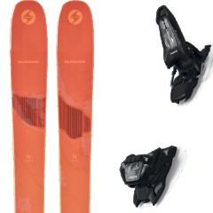 comparer et trouver le meilleur prix du ski Blizzard Free hustle 10 + griffon 13 id black orange taille 188 sur Sportadvice