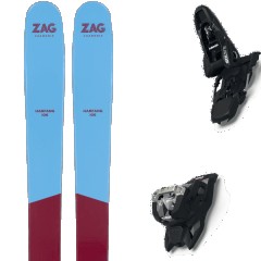 comparer et trouver le meilleur prix du ski Zag Free h106 + squire 11 black bleu/rouge taille 192 sur Sportadvice